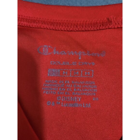 RunDisney Dark Side Challenge Inaugural 2016 T-Shirt Star Wars Champion Red M - Picture 6 of 7